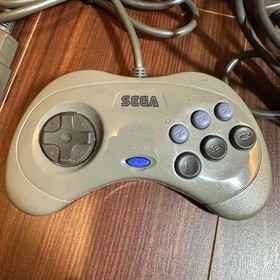 Sega Saturn Console Gray HST-0004 with 2controllers Japanese Version set tested