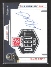 2011 Panini Prestige Aldon Smith #2 Rookie Debut 2011 Patch Auto