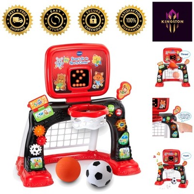 Smart Shots Sports Center: Red Multi-Sport Activity Toy for Toddlers 1-3
