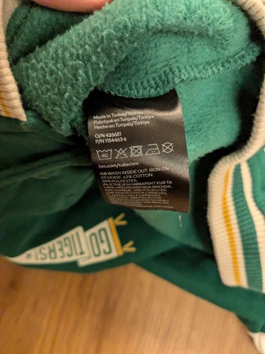 Stranger Things Hawkins High Snap Front Fleece Varsity Jacket Kid SZ 12 Netflix - Picture 9 of 12