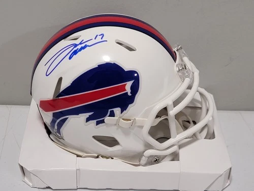 Josh Allen Signed Autographed Mini Helmet Buffalo Bills COA