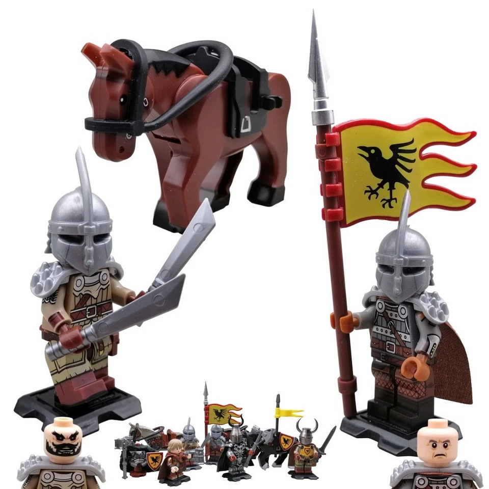 Ritter Set Haus Sturmkrähe V.2 - veredelte LEGO® Figuren von Custom Brick Design - Bild 4 von 4