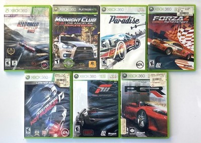 LOT OF 7 Xbox 360 racing games: Need for Speed, Forza, PGR, Midnight Club
