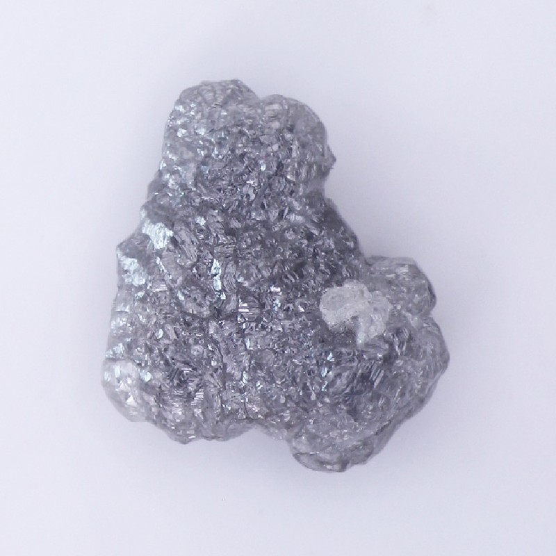 Gorgeous Grayish Color 1.65 Carat Natural Loose Raw Rough Earth Mined Diamond