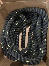 Battle Rope 1.5Inch Diameter Poly Dacron 30 FT In Bag Free Shipping