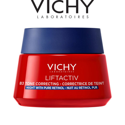 Vichy Liftactiv B3 Tone Correcting Night Cream Retinol + 4% Niacinamide 1.7oz NE