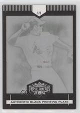 2007 Topps Triple Threads Printing Plate Cyan 1/1 Scott Rolen #92 HOF 0r4
