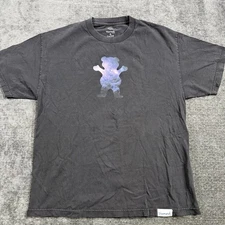 Diamond Supply Co x Grizzly Grip Tape T Shirt Men's Size XL Black Made in USA