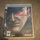 Konami Metal Gear Solid 4 PlayStation 3 Action Adventure Manual Online Network