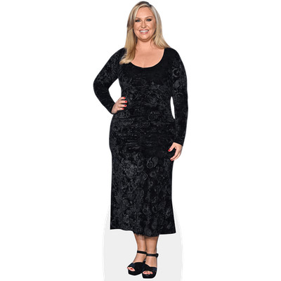 Josie Gibson (Black Dress) Mini Size Cutout