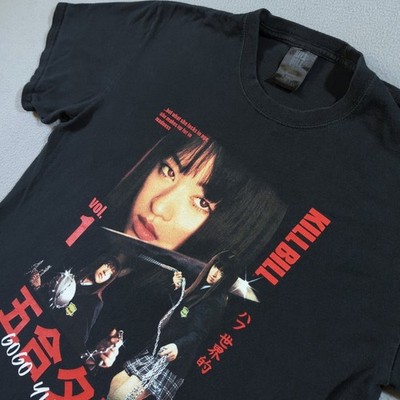 HUF Kill Bill Gogo Yubari T-Shirt Mens Large Black Miramax Movie Graphic Tee