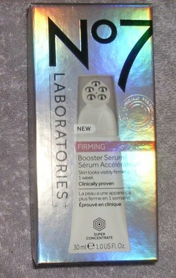 NO 7 LABORATORIES FIRMING BOOSTER SERUM 1 OZ NEW IN BOX SEALED FROM USA #23