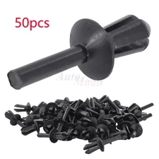 50pcs Fender Liner Rivet Trim Expanding Clip For BMW E66 E90 E91 E28 E30 F01 F02