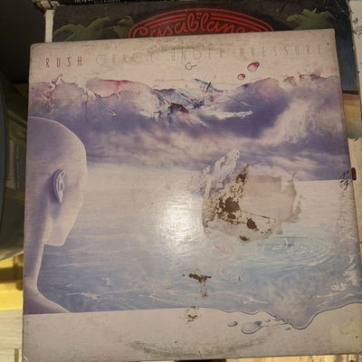 #ad Rush Grace Under Pressure Vinyl LP Record $15.00