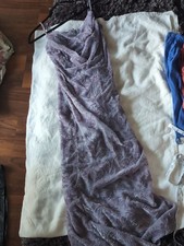 Nasty Gal Lavender Slip Dress with Sheer Trim