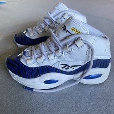 Reebok Panini x Question Mid Kid Tiger Prizm Shoes Size Boys 4 - Allen Iverson