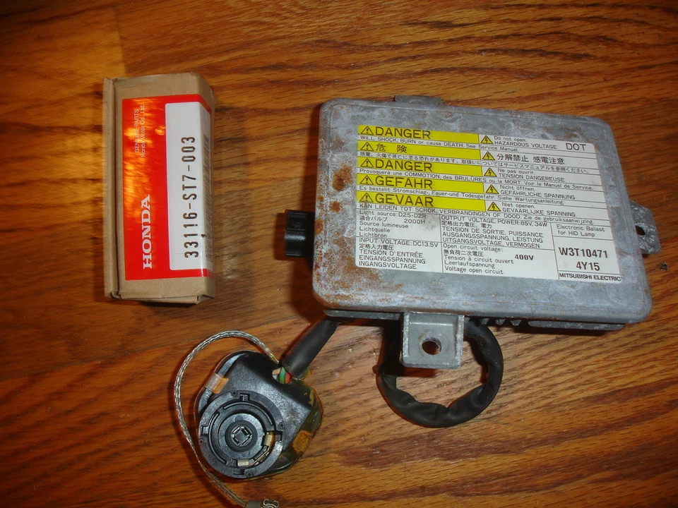 02-03 ACURA TL S2000 OEM FARO XENÓN HID LASTRE ENCENDIDO KIT BOMBILLA OCULTA Foto 2 de 2