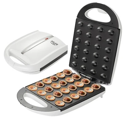 ADLER Oreshki Horishki Máquina Eléctrica Horneado Rápido 1600W Tostadora de Galletas Nogal 24 Piezas HQ