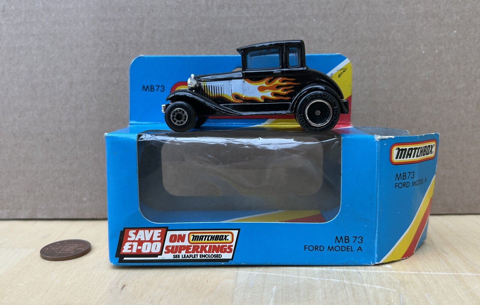 MATCHBOX FORD MODEL A HOTROD~MB73 IN BOX