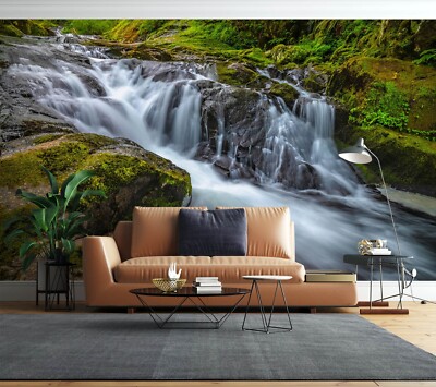 3D River Stones E1159 Wallpaper Mural Paper Wall Print Indoor Murals CA Honey
