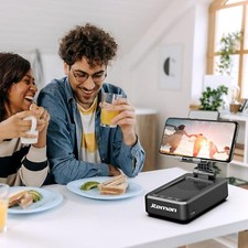 Cell Phone Stand with Wireless Bluetooth Speaker and Anti-Slip Base HD Surround