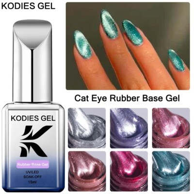 KODIES GEL Cat Eye Rubber Base Gel Nagellack stark magnetisch semi permanent