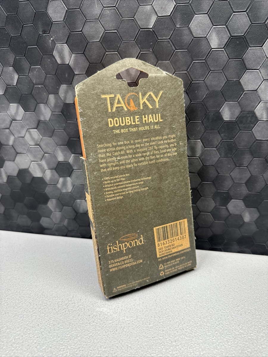 Boxes UK Fishpond Tacky Double Haul Fly Box Burnt Orange- Fly