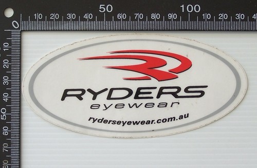 VINTAGE RYDERS EYEWEAR SUNGLASSES PROMO STICKER BICYCLE BIKE RETRO MERCHANDISE