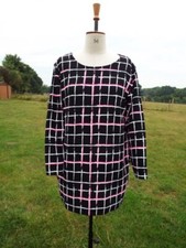 Neon Grid Bodycon Mini Dress With Stretch / Tunic SELECT Size 18 BNWT RRP £13.99