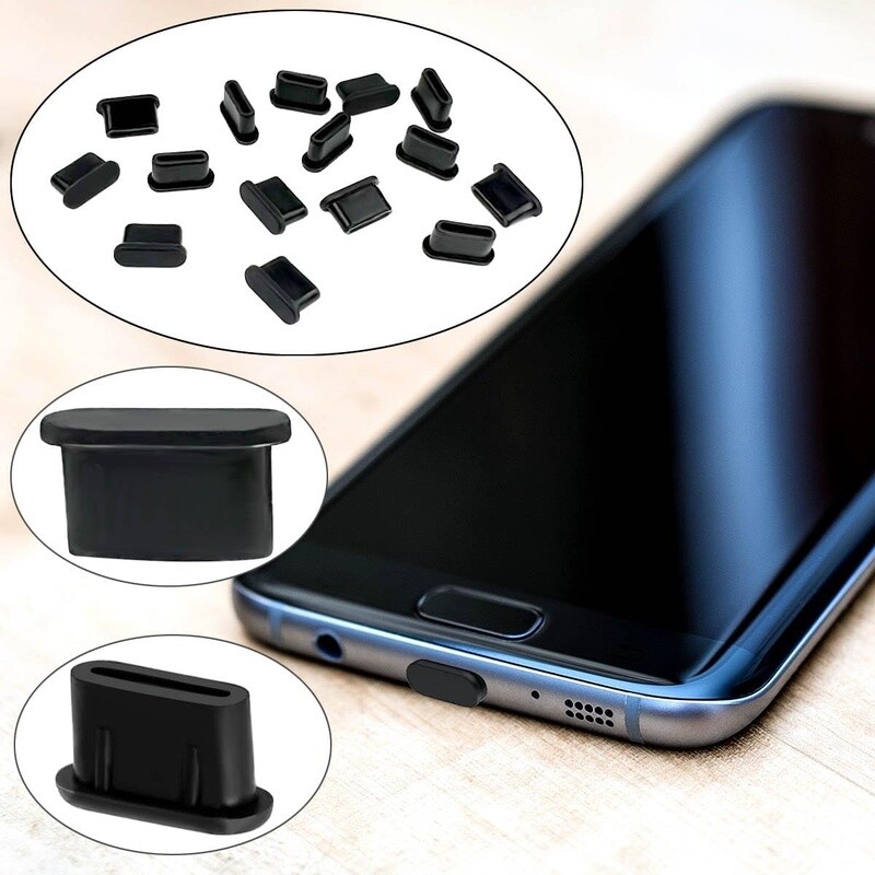 25 Pcs USB C Dust Plugs Type C Covers Anti Dust Smartphone Laptop Usage