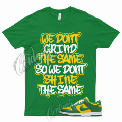 GRIND T Shirt to Match Dunk Low Brazil Green Pine Varsity Maize Yellow Reverse 1