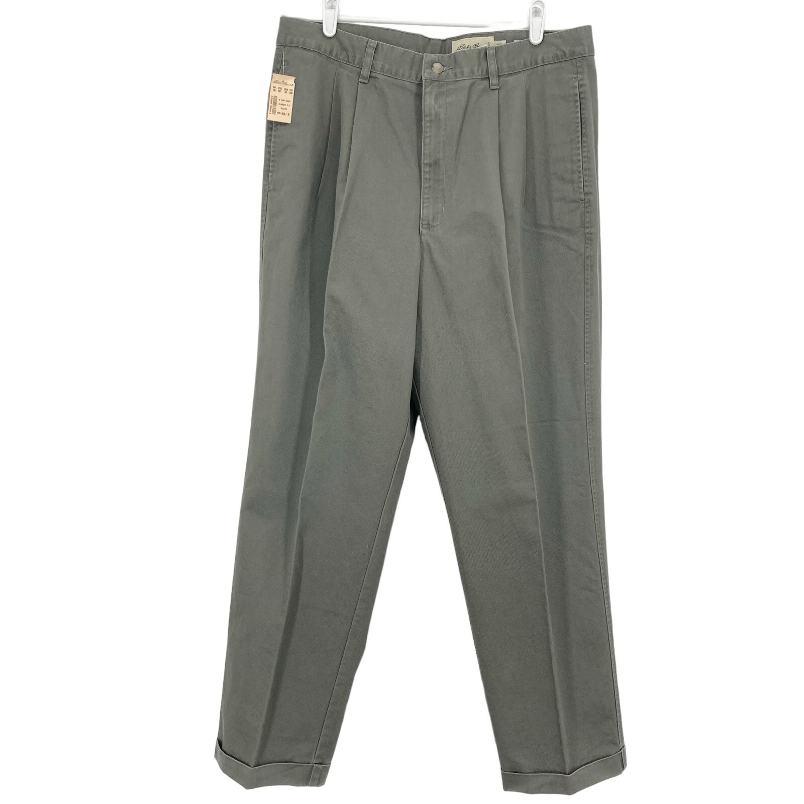 Eddie Bauer Men's Khakis Pants Size 36x30 Classic Fit Pleated Front