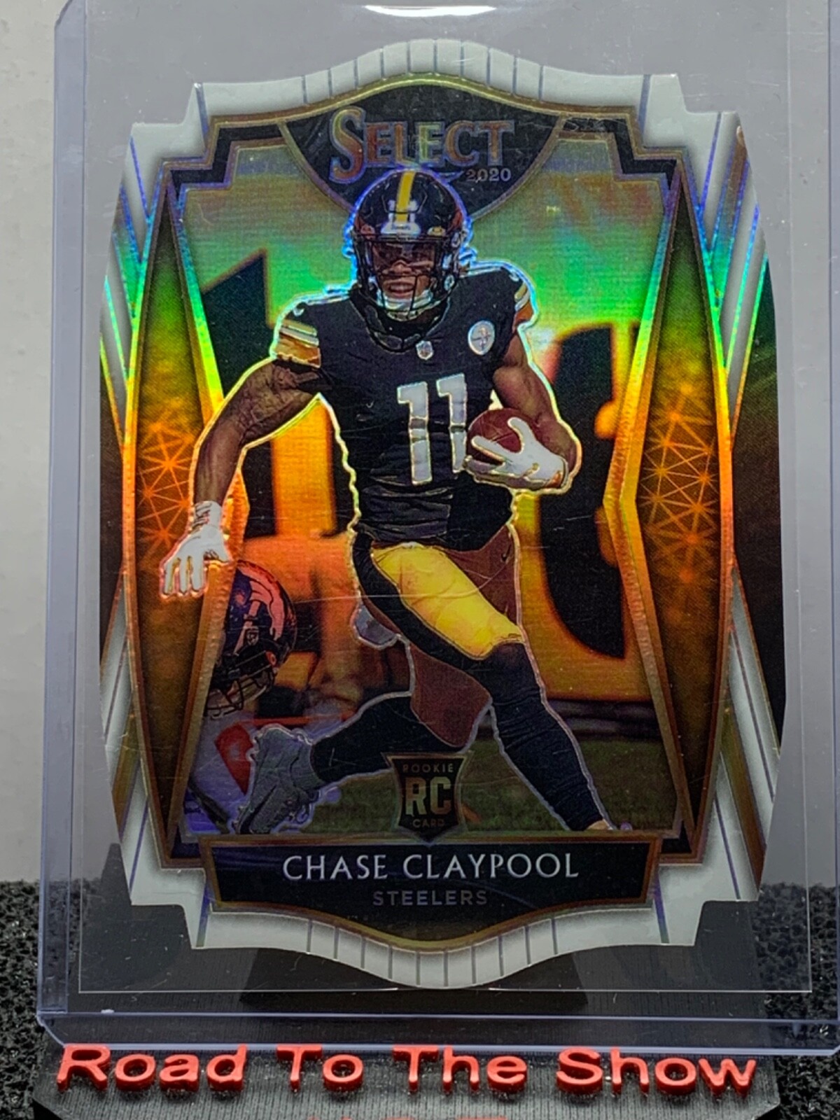2020 Select Chase Claypool Rookie Premier White Prizm Die Cut RC #170 Bears