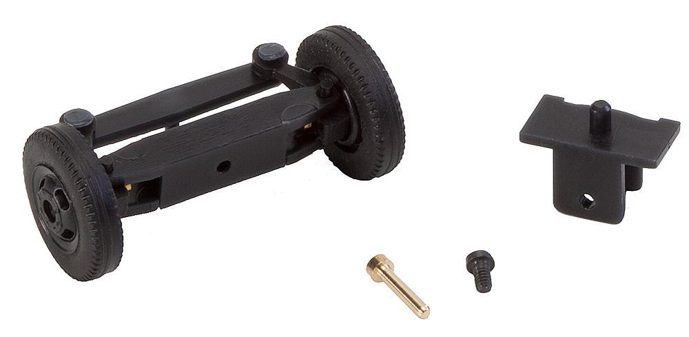 Faller Car System 163011 - H0 Front Axle, Complete Assembled for Vintage Truck