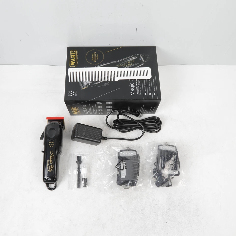 Wahl 8148 Professional 5-Star Cordless Magic Clip BLACK - Image 4 of 4