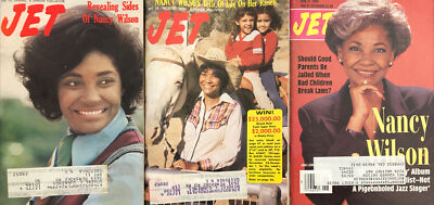 Nancy Wilson JET Magazine Lot of 3 Jazz Singer / I Spy Actress 1976-1994