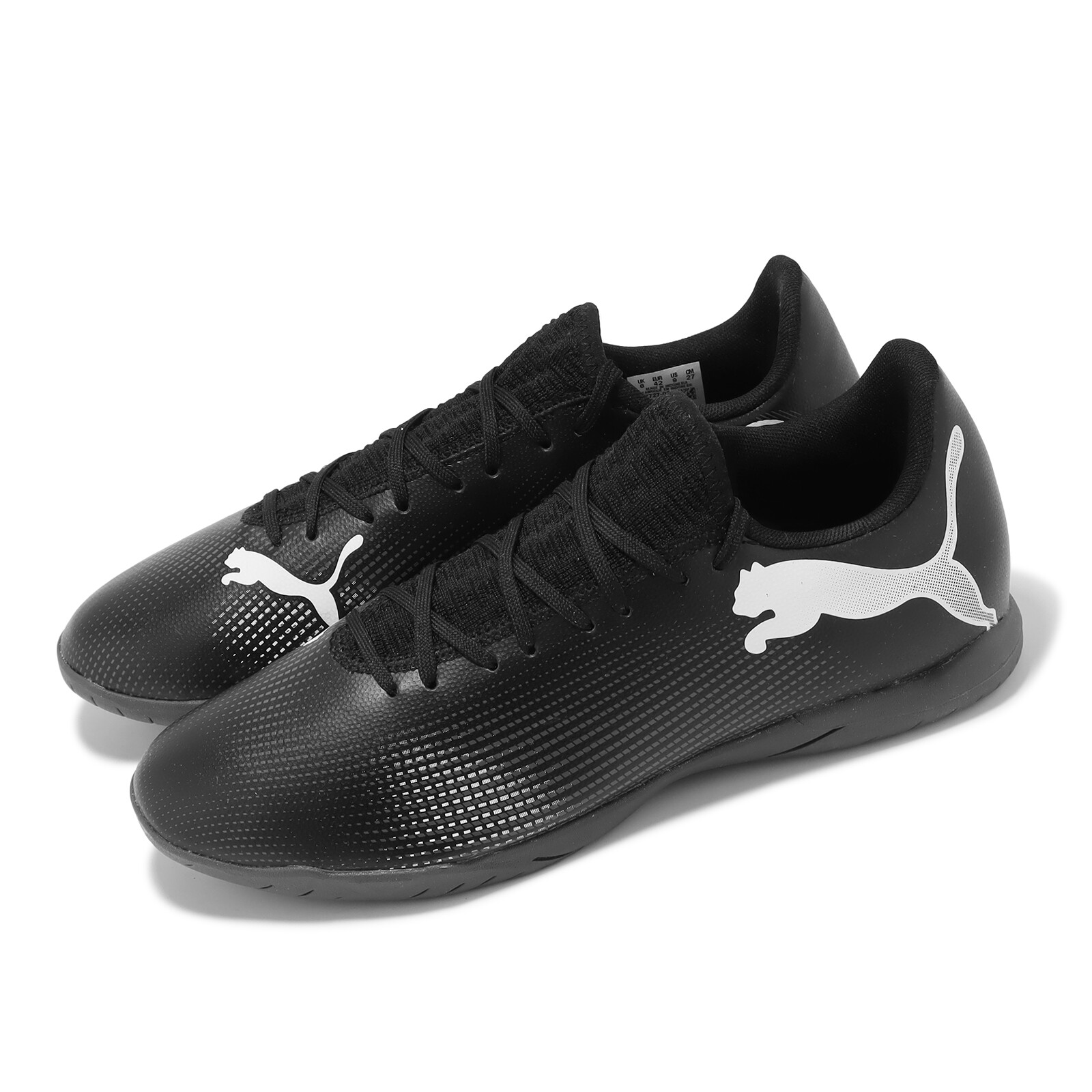 Puma Future 7 Play IT Black White Indoor Turf Мужские футбольные спортивные кроссовки 107727-02