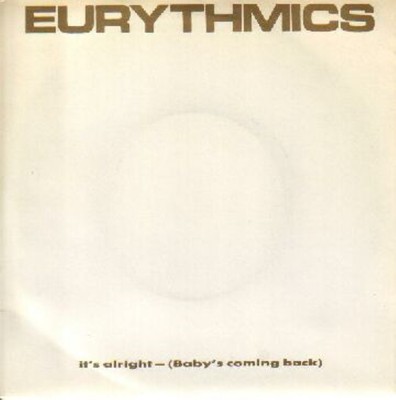Eurythmics Its Alright Babys Coming Back Europe 12''