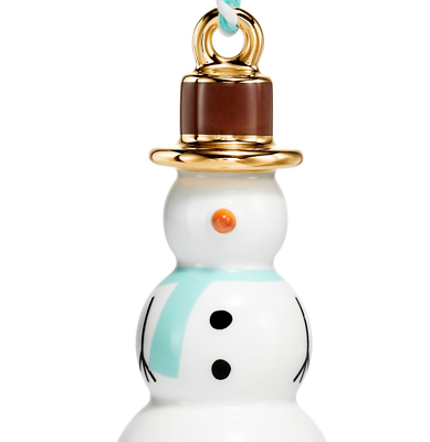 Tiffany & Co. Snowman Christmas Ornament Bone China NEW Tiffany & Co. Snowman Christmas Ornament Bone China NEW