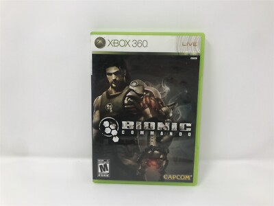 Bionic Commando - Microsoft Xbox 360 - Game In Box - No Manual !! 