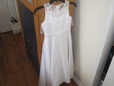 Christie Helene A0716B Size 7 Communion Dress Flower Girl 300 USED ONCE