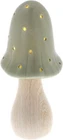 Shudehill Giftware Mushroom Glow Lamp - Medium Sage