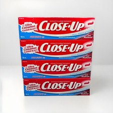 Close-Up Cinamon Toothpaste Lot of 4 New Exp 2027