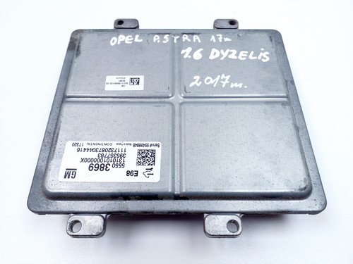OPEL ASTRA K 2017 ECU MOTORSTEUERGERÄT 55503869 / 14846547