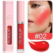 Matte High-Pigment Long-Lasting Liquid Blush Velvet Natural Texture Blusher Tint