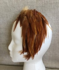 Brown Tiara with Feathers