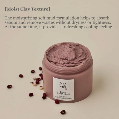 Beauty of Joseon Red Bean Refreshing Pore Mask 140ml – Korean Clay Mask for Pore - Picture 3 of 7