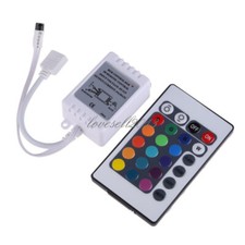 24 Button Wireless RGB LED Light Controller Ir Remote 12v Dimmer for LED Strip