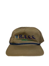 Vintage B.A.S.S Fishing SnapBack Trucker Hat Embroidered