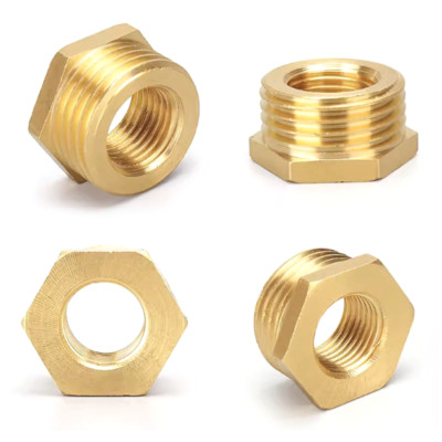 Female-Male BSP(G) Metric Thread Brass Reducer Adapter Gas Fuel Pressure Gauge